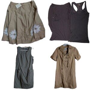 5 item lot Target Mossimo Merona Dress Skirt Tops Xhiliration M